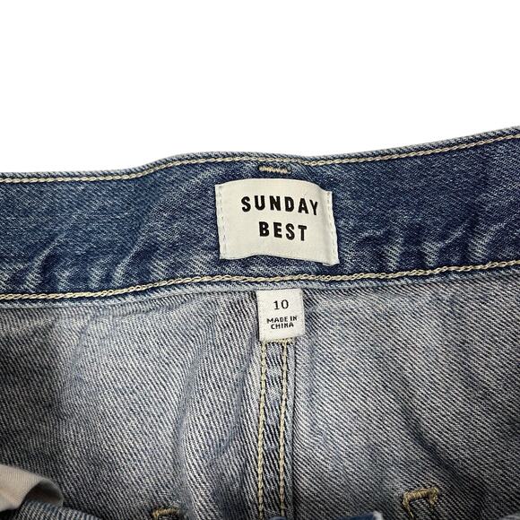 Sunday Best Cargo Jeans Denim Size 10 Blue Jeans - Picture 7 of 13